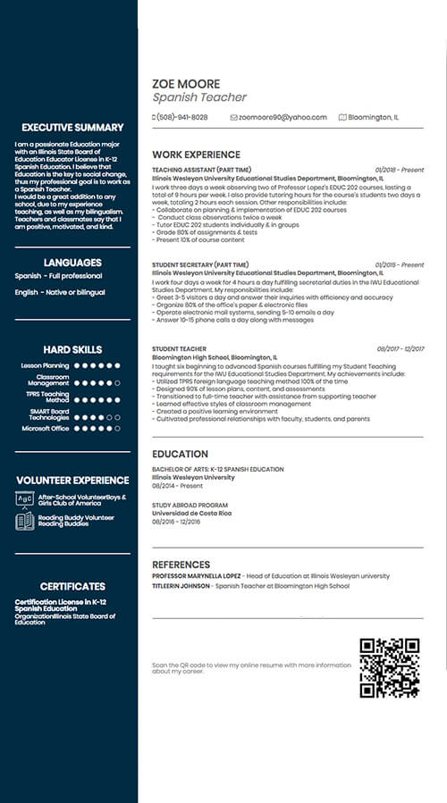 cv maker linkedin