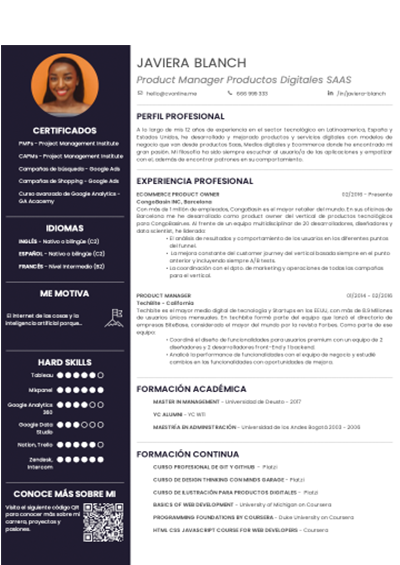 online edit resume template