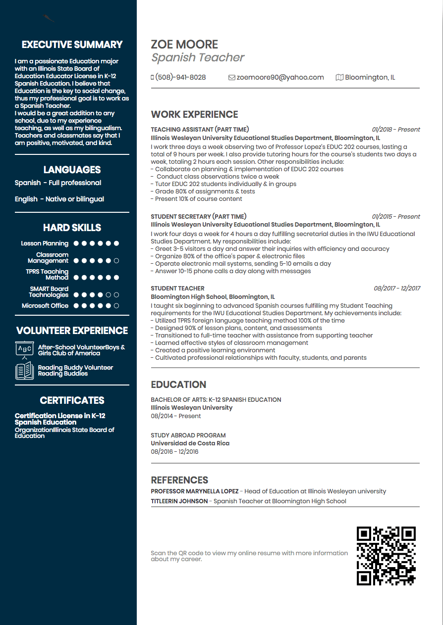 Create resume from Linkedin - Download it in PDF